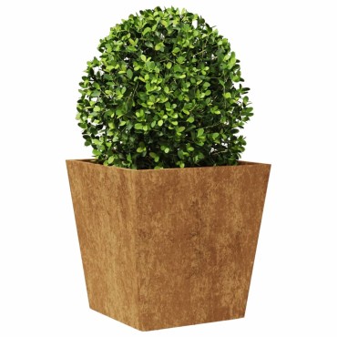 vidaXL Ζαρντινιέρα Κήπου 40x40x40 cm Ατσάλι σκληρυθέν στον αέρα