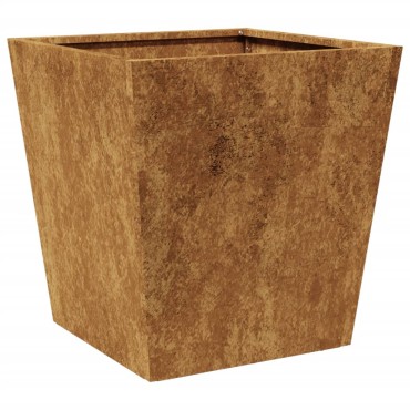 vidaXL Ζαρντινιέρα Κήπου 40x40x40 cm Ατσάλι σκληρυθέν στον αέρα