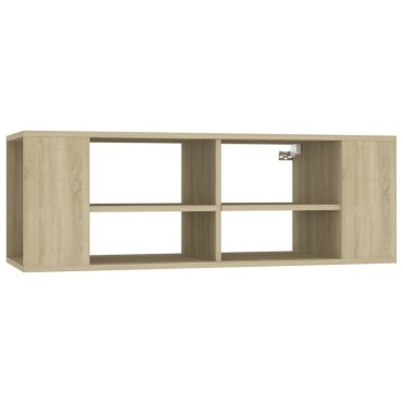 vidaXL Έπιπλο Τηλεόρασης Κρεμαστό Sonoma Δρυς 102x35x35cm Επεξ. Ξύλο