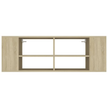 vidaXL Έπιπλο Τηλεόρασης Κρεμαστό Sonoma Δρυς 102x35x35cm Επεξ. Ξύλο
