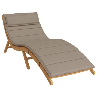 vidaXL Μαξιλάρι Ξαπλώστρας Taupe 180x60x4cm από Ύφασμα Oxford