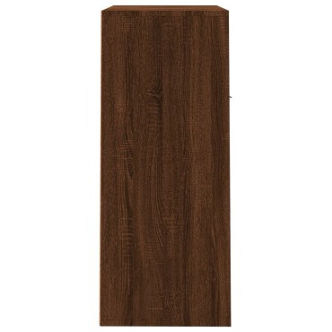 vidaXL Παπουτσοθήκη Καφέ Δρυς 60x35x84cm από Επεξεργασμένο Ξύλο