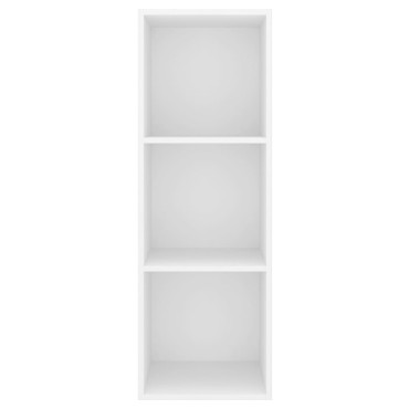 vidaXL Έπιπλο Τηλεόρασης Κρεμαστό Λευκό 37x37x107cm από Επεξ. Ξύλο