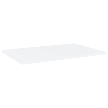 vidaXL Ράφια Βιβλιοθήκης 4 τεμ. Λευκά 60x40x1,5cm από Επεξ. Ξύλο