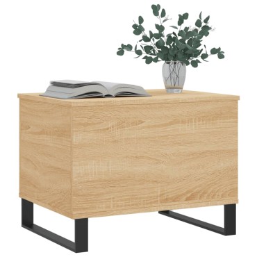 vidaXL Τραπεζάκι Σαλονιού Sonoma Δρυς 60x44,5x45cm Επεξεργασμένο Ξύλο 1 τεμ.