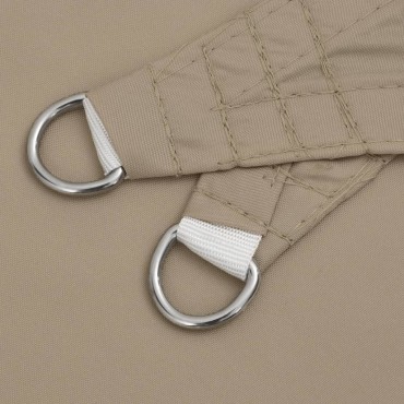 vidaXL Πανί Σκίασης Τρίγωνο Taupe 4 x 5 x 5 μ. από Ύφασμα Oxford