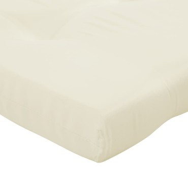 vidaXL Μαξιλάρια Καρέκλας Adirondack 2 τεμ. Κρεμ από Ύφασμα Oxford 126x58x4,5cm