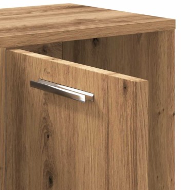 vidaXL Βιβλιοθήκη Τεχνίτης Δρυς 90x28x90cm Επεξεργασμένο Ξύλο 1 τεμ.
