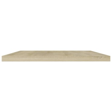 vidaXL Ράφια Βιβλιοθήκης 4 τεμ. Sonoma Δρυς 60x40x1,5cm Επεξ. Ξύλο