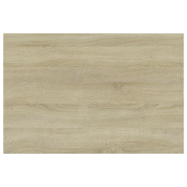 vidaXL Ράφια Βιβλιοθήκης 4 τεμ. Sonoma Δρυς 60x40x1,5cm Επεξ. Ξύλο