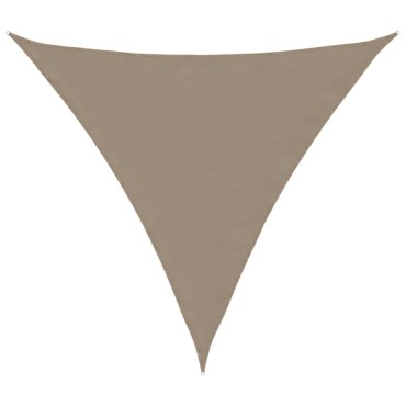 vidaXL Πανί Σκίασης Τρίγωνο Taupe 5 x 5 x 5 μ. από Ύφασμα Oxford