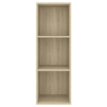 vidaXL Έπιπλο Τηλεόρασης Κρεμαστό Sonoma Δρυς 37x37x107cm Επεξ. Ξύλο