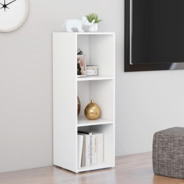 vidaXL Έπιπλο Τηλεόρασης Λευκό 107x35x37cm Μοριοσανίδα