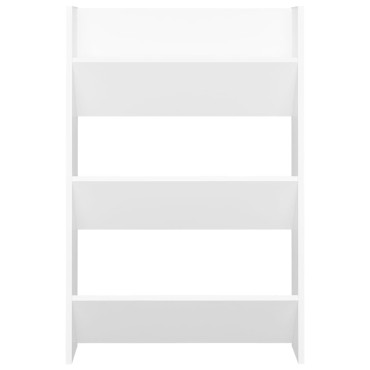 vidaXL Παπουτσοθήκες Τοίχου 2 τεμ. Λευκές 60x18x90cm από Μοριοσανίδα