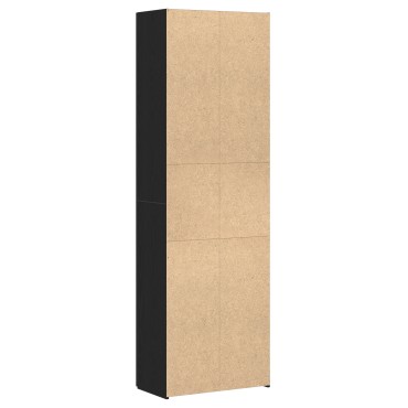 vidaXL Γραφείο Ντουλάπα Μαύρη Δρυς 60x32x190cm από Ξύλο