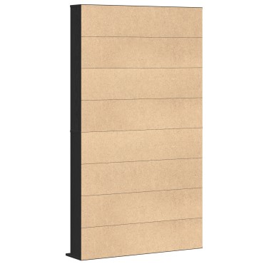 vidaXL Ντουλάπι CD Μαύρο Δρυς 101x23x177,5cm από Συνθετικό Ξύλο 1 τεμ.