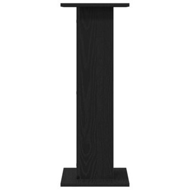 vidaXL Βάση φυτών 2 τμχ. Μαύρη Οξυά 30 x 30 x 80 cm Επεξεργασμένο ξύλο