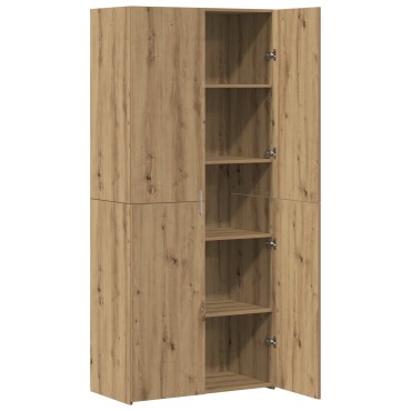 vidaXL Highboard Artisan Oak 40x42.5x185cm από κατασκευασμένο ξύλο 1 τεμ.
