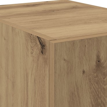 vidaXL Highboard Artisan Oak 40x42.5x185cm από κατασκευασμένο ξύλο 1 τεμ.