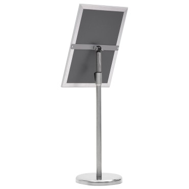 vidaXL Βάσεις Αφισών 2 τμχ. Ασημί 45 x 32,7 x 108 εκ. Αλουμίνιο