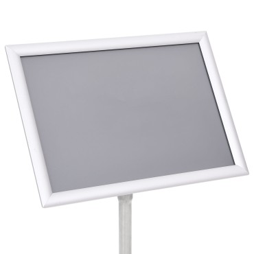 vidaXL Βάσεις Αφισών 2 τμχ. Ασημί 45 x 32,7 x 108 εκ. Αλουμίνιο