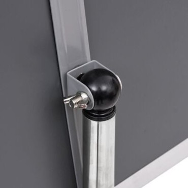 vidaXL Βάσεις Αφισών 2 τμχ. Ασημί 45 x 32,7 x 108 εκ. Αλουμίνιο