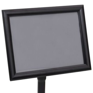 vidaXL Βάσεις Αφισών 2 τμχ. Μαύρο 32,7 x 24 x 108 εκ. Αλουμίνιο