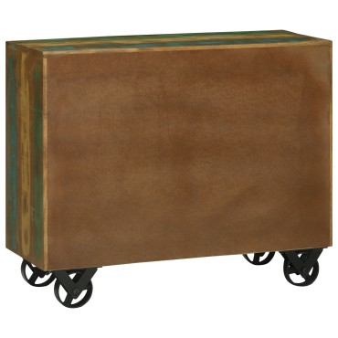 vidaXL Μπουφές με 3 συρτάρια 80x30x65cm από ανακυκλωμένο ξύλο 1 τεμ.