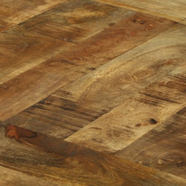 vidaXL Τραπέζι Φαγητού Στρογγυλό 160x76cm Μασίφ Ξύλο Μάνγκο 1 τεμ.