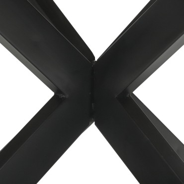 vidaXL Τραπέζι Φαγητού Στρογγυλό 160x76cm Μασίφ Ξύλο Μάνγκο 1 τεμ.
