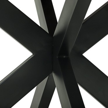 vidaXL Τραπεζαρία Στρογγυλή 160x76cm Μασίφ Ξύλο Ακακίας 1 τεμ.