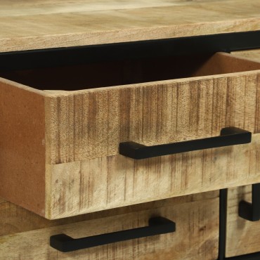 vidaXL Σύνθετο 100x35x70cm Στιβαρό ξύλο από μάνγκο