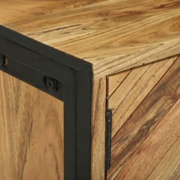 vidaXL Γραφείο Τηλεόρασης 110x30x50cm Μασίφ Ξύλο Ακακίας