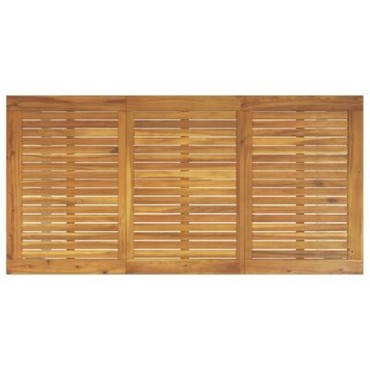 vidaXL Τραπέζι Εξωτερικού Χώρου Γκρι 160x80x75cm Χάλυβας & Στερεό Ξύλο Ακακίας 1 τεμ.