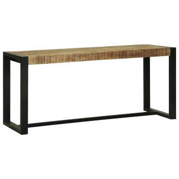 vidaXL Παγκάκι 100x35x45cm Μασίφ Σκληρό Ξύλο Μάνγκο 1 τεμ.