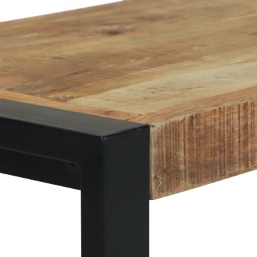 vidaXL Παγκάκι 100x35x45cm Μασίφ Σκληρό Ξύλο Μάνγκο 1 τεμ.
