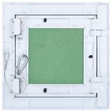 vidaXL Πάνελ Πρόσβασης Πράσινο και Ασημί 20 x 20 cm
