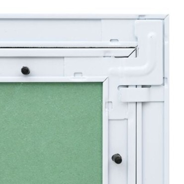 vidaXL Πάνελ Πρόσβασης Πράσινο και Ασημί 25 x 30 cm