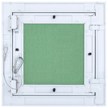 vidaXL Πάνελ Πρόσβασης Πράσινο και Ασημί 30 x 30 cm
