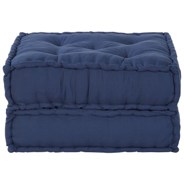 vidaXL Modular Πουφ Ινδigo 70x70x36 Υφάσμα 70x70x36 cm