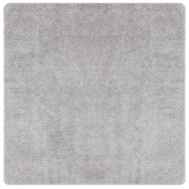 vidaXL Αντιολισθητικό Σαγκί Χαλάκι Γκρι 200x200cm PP