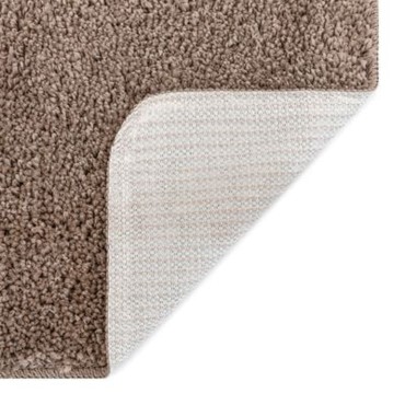 vidaXL Αντιολισθητικό Σαγκί Χαλάκι Καφέ 120x120cm PP