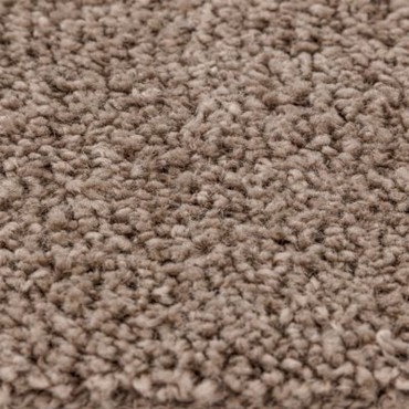 vidaXL Αντιολισθητικό Σαγκί Χαλάκι Καφέ 120x120cm PP