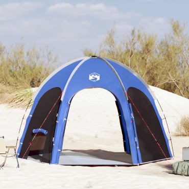 vidaXL Πισίνα Σκηνή με στέγη Αζούρ Μπλε 366 x 305 x 231 cm