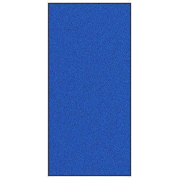 vidaXL Πατάκι πόρτας Πλενόμενο Μπλε 120x250 εκ