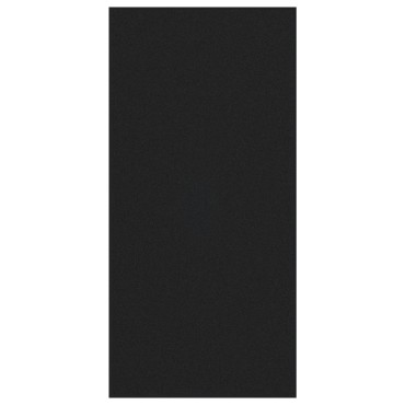 vidaXL Πατάκι πόρτας Ορθογώνιο Μαύρο 120x250 εκ.
