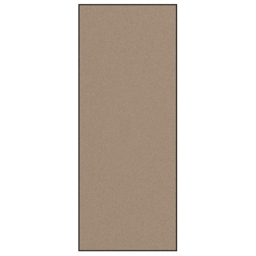 vidaXL Χαλάκι Εξώπορτας Μπεζ και Μαύρο 120 x 300 cm 100% Πολυαμίδιο