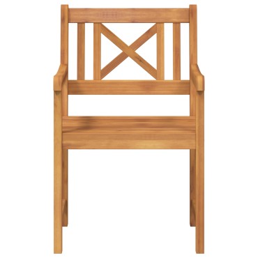 vidaXL Καρέκλες Κήπου 2 τεμ. 56x56x90cm Μασίφ Ξύλο Ακακίας