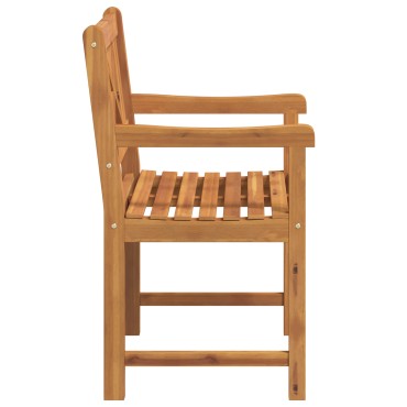 vidaXL Καρέκλες Κήπου 2 τεμ. 56x56x90cm Μασίφ Ξύλο Ακακίας