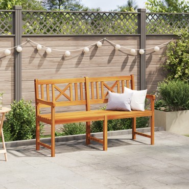 vidaXL Πάγκος Κήπου 150x55.5x90cm Μασίφ Ξύλο Ακακίας